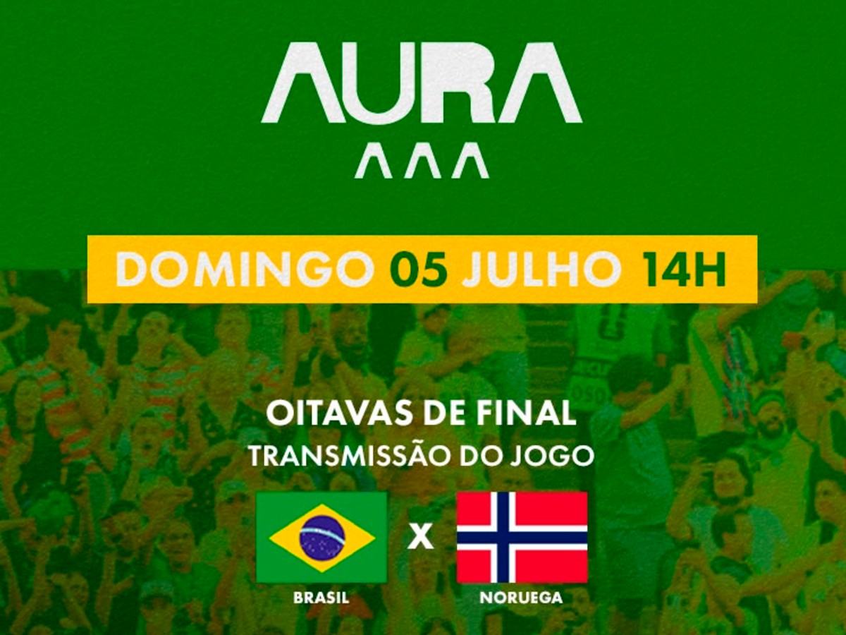 COPA NO AURA - Brasil x Noruega